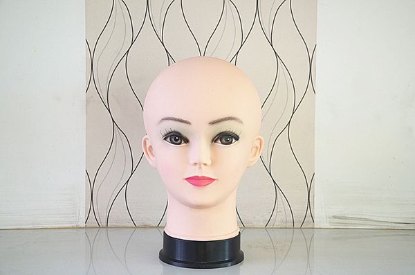 

fashionable new style pvc head model women head model on sale, Khaki