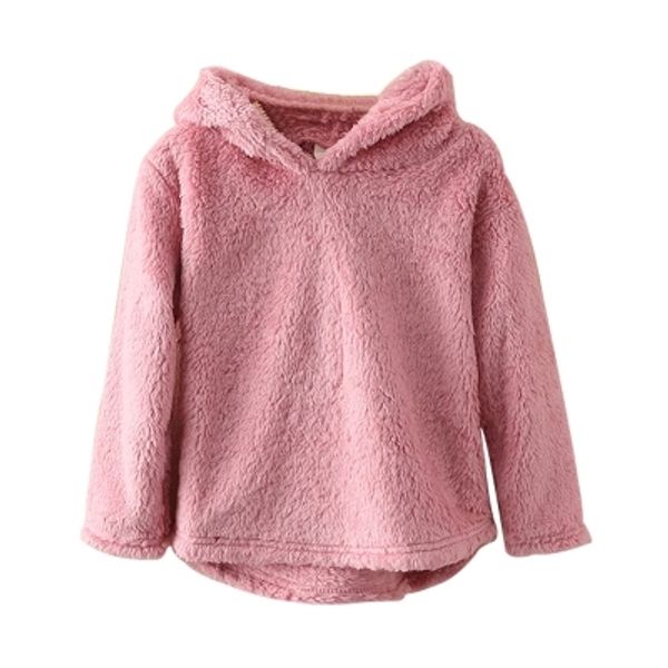 

cute new style baby girl winter warm hoodies toddler girls flannel pullover outerwear autumn coat jacket children clothes 2-7 y, Blue;gray