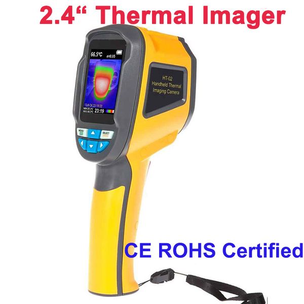 

hipping handheld thermal camera thermal imaging imager ir infrared thermal 2.4 inch color screen display