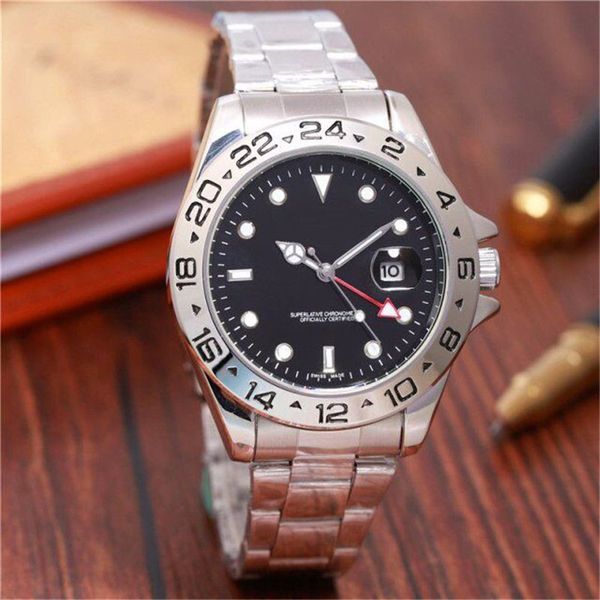 

relogio masculino 44 мм большие часы цифровой безель мужские дизайнерские часы лучший бренд класса люкс браслет мужчины наручные часы брасле, Slivery;brown