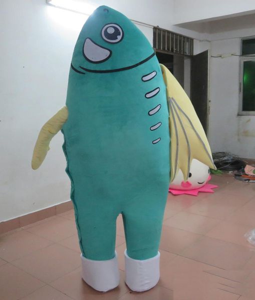 

2018 the head fish mascot costume for to wear for sale, Red;yellow