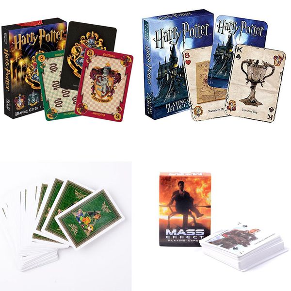 

6 стилей Гарри Поттер Игра Игральные карты Hogwarts House Игра престолов Mass Effect Poker Водон