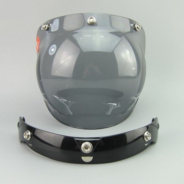 

bubble visvor open face motorcycle helmet visor 9 color available vintage helmet windshield shield