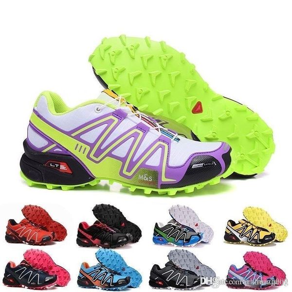 

2018 wholesale new zapatillas speedcross 3 casual shoes women walking ourdoor sport athletic size 36-40, Black