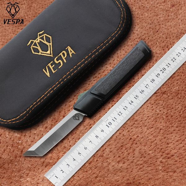 

Высокое качество VESPA Ripper складной нож лезвие: M390 (Сатин) ручка: 7075Aluminum + CF, открытый кемпинг выживания ножи EDC инструменты
