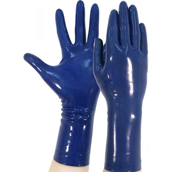 Latex Long Gloves 0.6MM Heavy Latex Unisex Long Gloves Size M Moulded Gloves