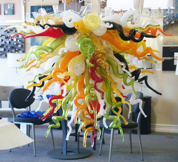 

современный конструктор мини цветные стекла маленький кулон главная украшения чихули стиль рука выдувное стекло люстры свет