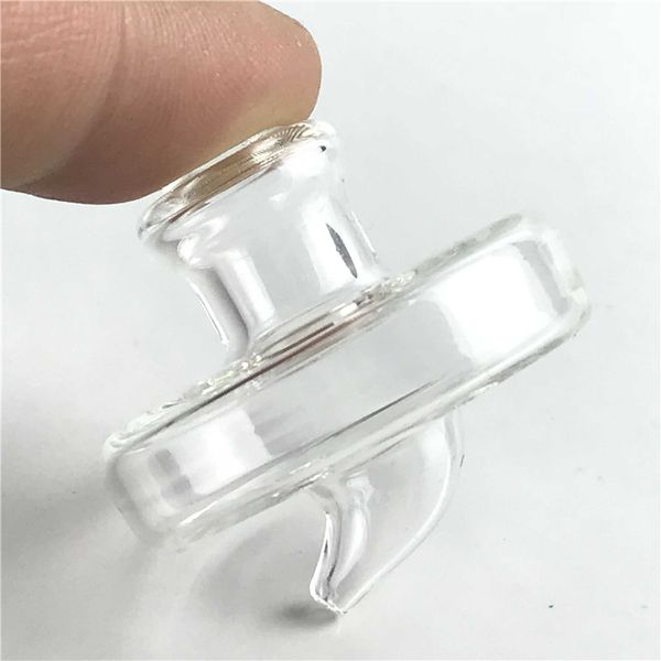 New 35mm XL XXL Quartz Banger Carb Cap Dabber with UFO Style Clear Thick Pyrex Carb Caps for Glass Bong Water Smoking Pipes