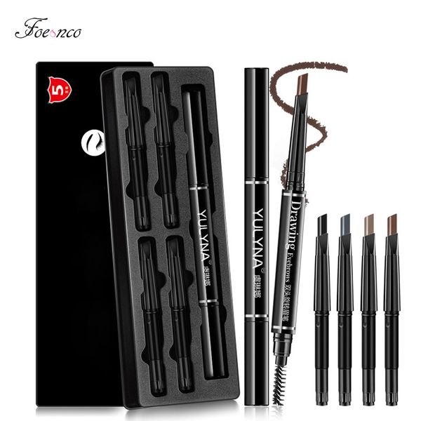 

eye brow tint cosmetics natural long lasting paint tattoo eyebrow waterproof black brown grey eyebrow pencil with brush makeup