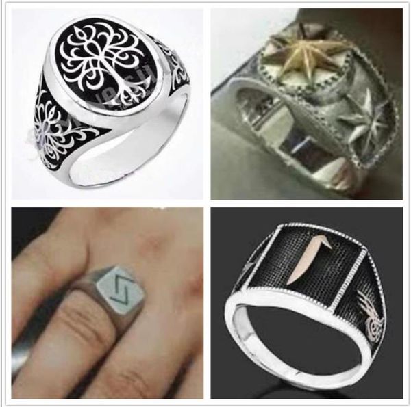 

мужские кольца в европе и америке, Silver