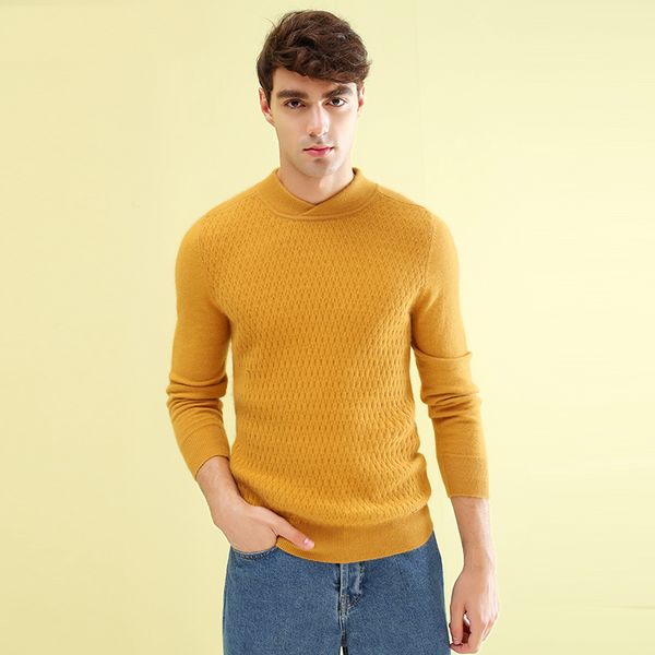 

2018 new autumn winter pullover pure color cashmere sweater, White;black