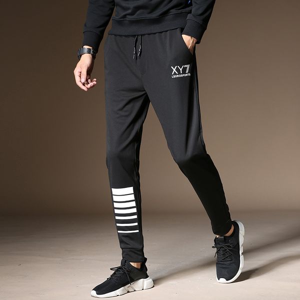 

new feet nice elastic pants male casual trousers pants xip113, Blue