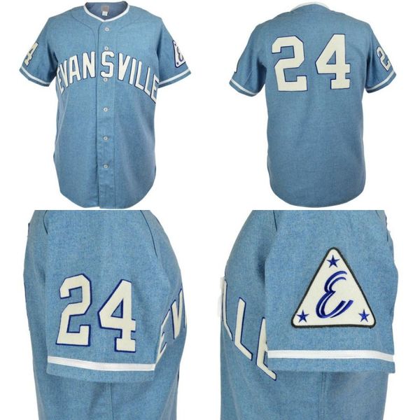 

Evansville Triplets 1971 Road Jersey 100% Stitched Embroidery Logos Vintage Baseball Jerseys Custom Any Name Any Number Free Shipping