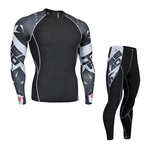 

motorcycle men thermo underwears suits set motorcycle skiing winter warm base layers tight long & pants thermal underwear