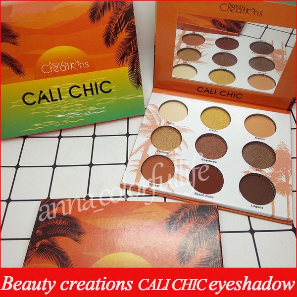 

Beauty creations eyeshadow CALI CHIC CALI GLOW 9 colors eye shadow palette