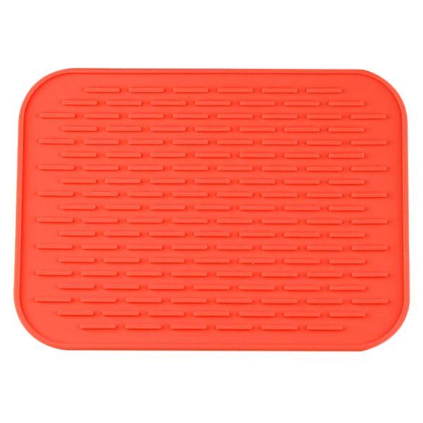 Il miglior portavaso in silicone piccolo, resistente al calore, sottopentola in silicone, sottobicchiere, tovaglietta (rosso)
