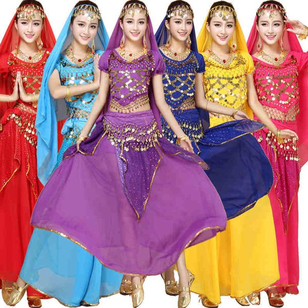 

elegant belly dance costumes women belly dancing costume sets tribal bollywood costume performances bellydance dress, Black;red