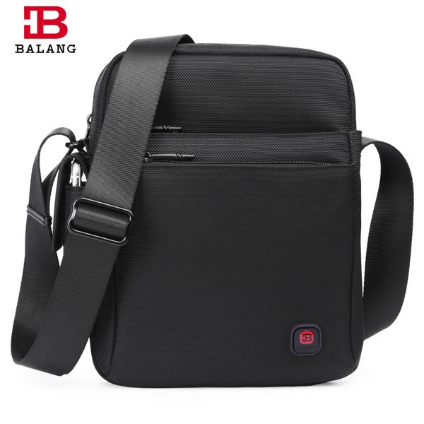 

balang 2018 new fashion men's black pack waterproof oxford messenger bags business briefcase travel crossbody male shoulder bag
