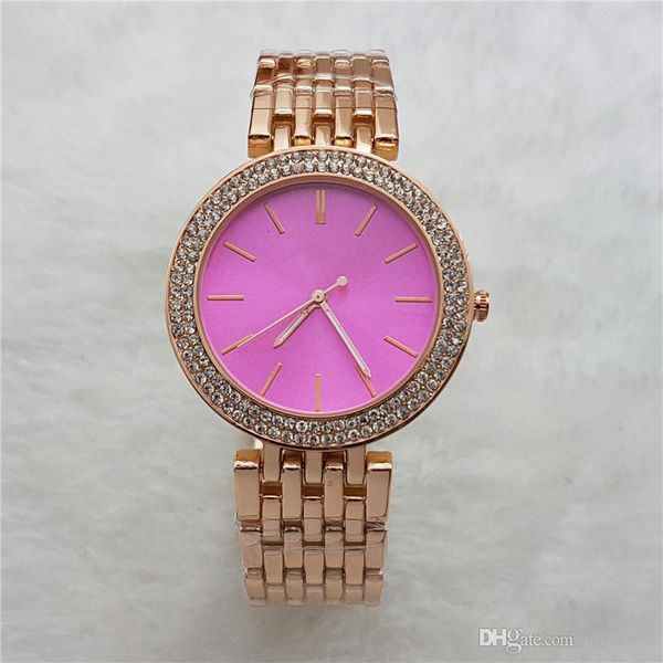 

2017 women luxury analog fashion watch quartz watch casual stianless relogio steel women shipping watches wristwatches bdthk, Slivery;brown