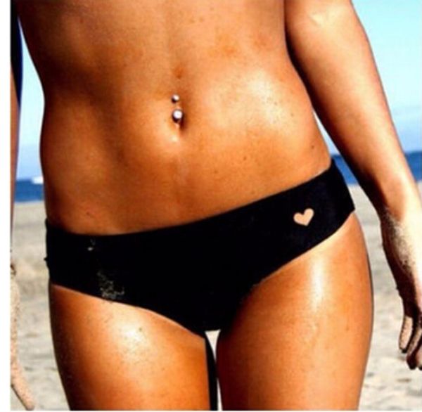 

Sexy Women Brazilian Bikini Swimwear Thong Love Heart Cut Out Bottom Beach Sports Underpants Womens Panties