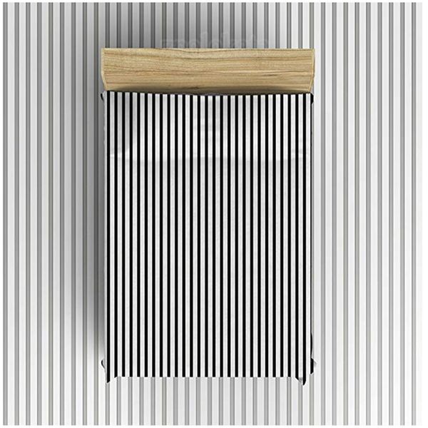

simple black and white lines pattern blankets warm bed blanket, thick couch blanket, soft fabric