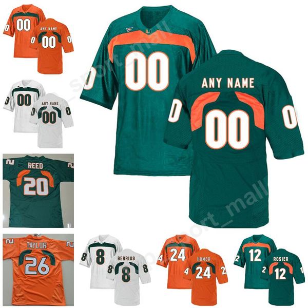 

DWAYNE JOHNSON Jersey 94 Make Custom Personalized Miami Hurricanes College Football 12 Malik Rosier 15 Michael Badgley 8 Berrios Man Youth