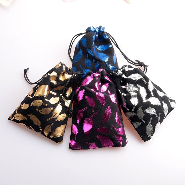 

10pcs/lot small velvet bags 8x10 10x14cm party wedding favors drawstring gift bag nice jewelry candy gifts packaging bags