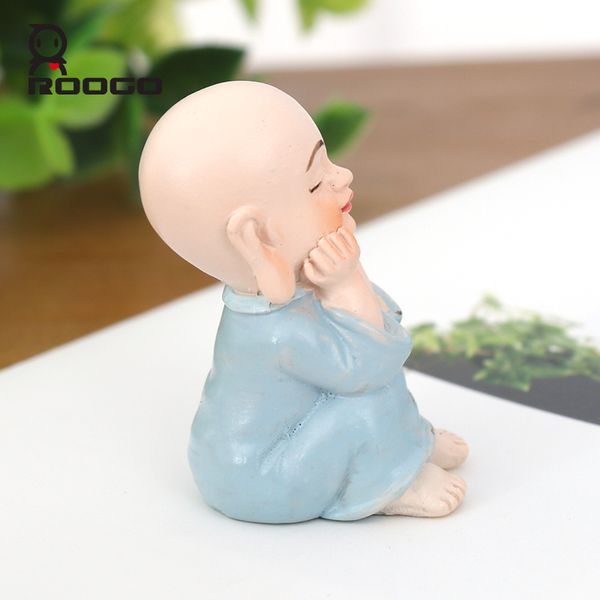 

новый дизайн монах статуэтки 7 шт. / компл. горячий продавать форма жизни миниатюрная фигура стол украшение офиса декор статуя будды zen gar