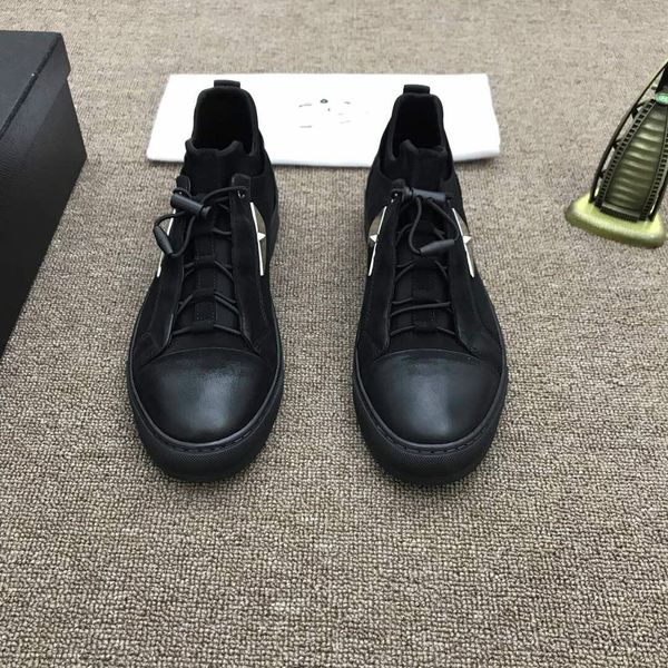 

2018 New Designer Sneake Man Leather Casual Shoes Low Cut Breathable Mesh Sneaker Outdoors Trainers Runner Shoes 38-44 163363209