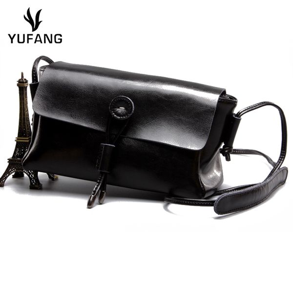 

yufang female crossbody bag leather women messenger bag cover trendy ladies shoulder cowhide daily shopping