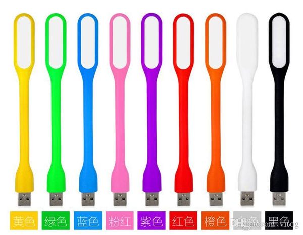 

2018 fashion 10 colors gift office desk usb led night light mini lamp for notebook for power bank comupter portable led lamp with opp bag