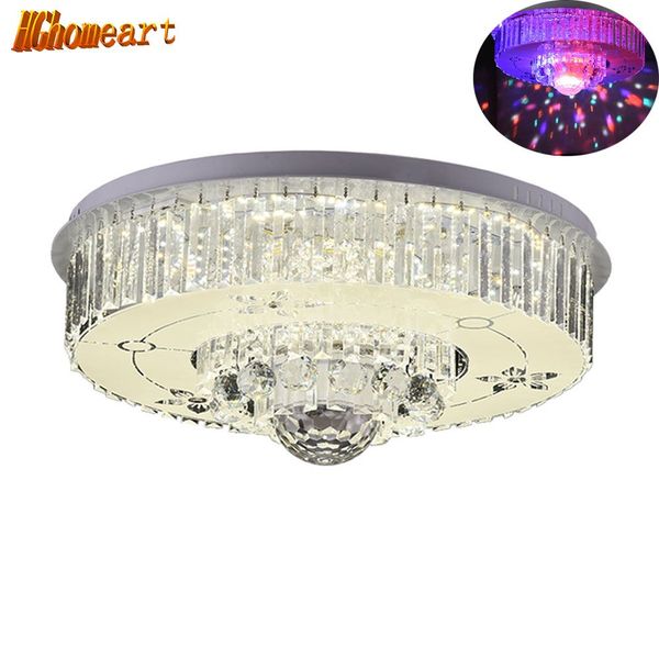 

HGHomeart Модный Потолочный Светильник LED Bluetooth Хрустальная Музыка Гостиная Огни Блеск Светильник Ночная Лампа Освещения 110/220 В