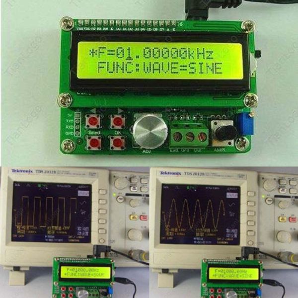 Freeshipping funzione della DDS Signal Generator Module forma d'onda sinusoidale / Triangolo contatore di frequenza