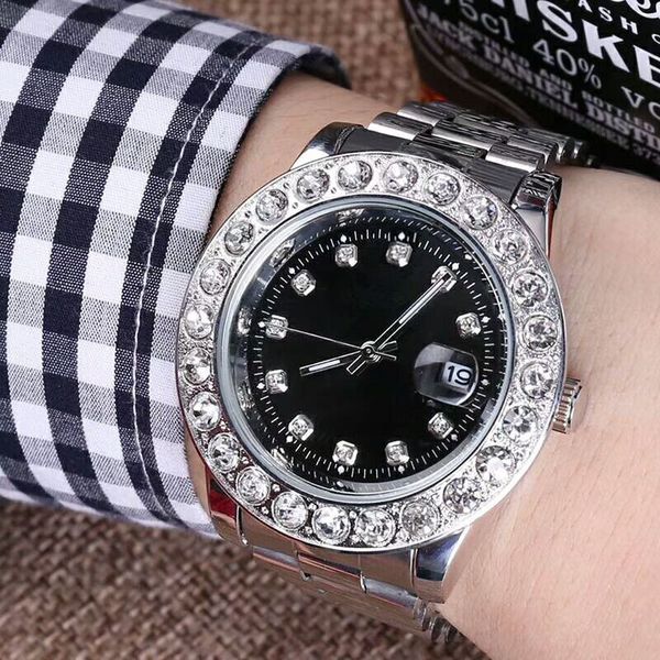 

45 мм relogio masculino мужские часы роскошные вист мода черный циферблат с календарем Bracklet складной Застежка мастер мужской giftluxury мужские часы