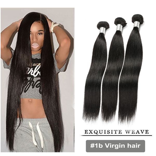 Raw Unprocessed Natual Color Human Hair Weaving Soft Silky