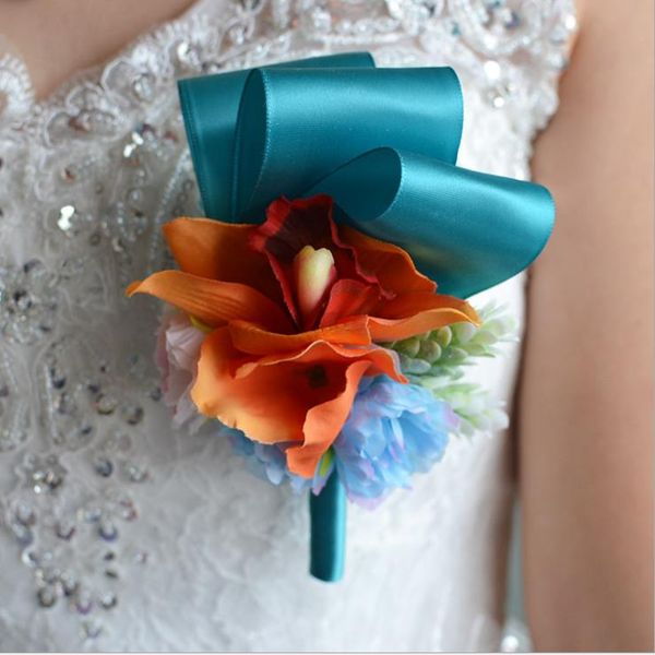 

2018 new wedding supplies decoration boutonniere wrist