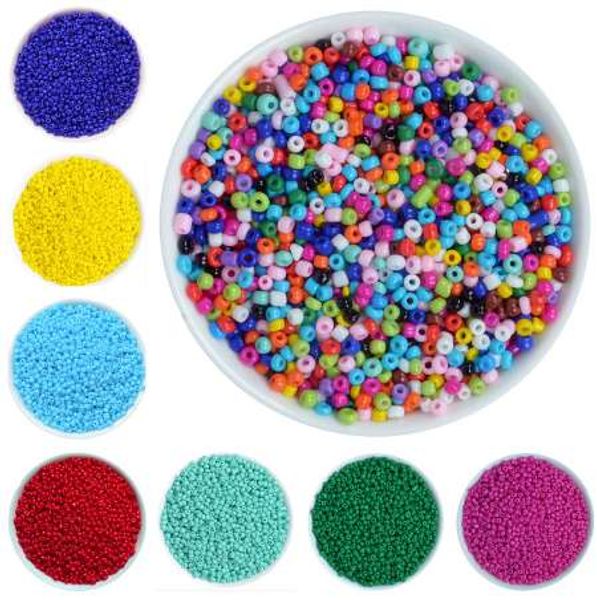 1000 Teile/los 2mm Kristall Glas Tschechische Rocailles Lose Miyuki Spacer Hama Perlen Für DIY Schmuck Machen Perles Berloque