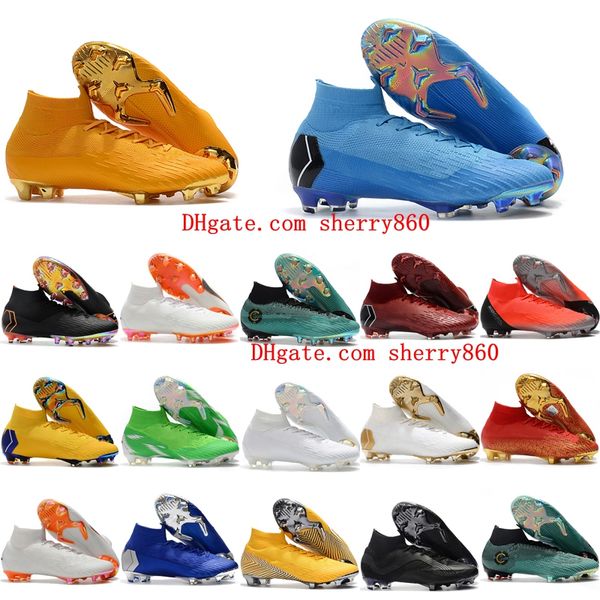 

2018 мужские футбольные бутсы Mercurial Superfly VI 360 Elite Neymar Ronaldo FG AG футбольные бутсы cr7 футб