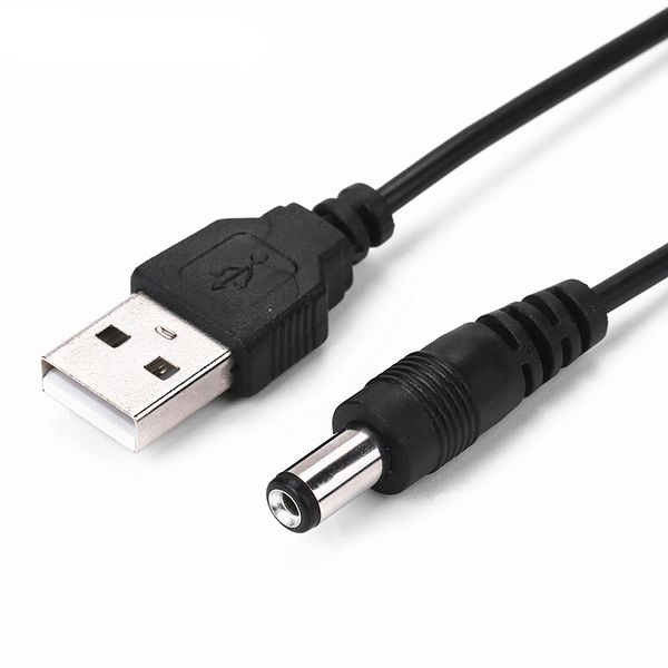 

1mtr usb to dc power cable 5v 5.5 2.1mm 24awg 22awg