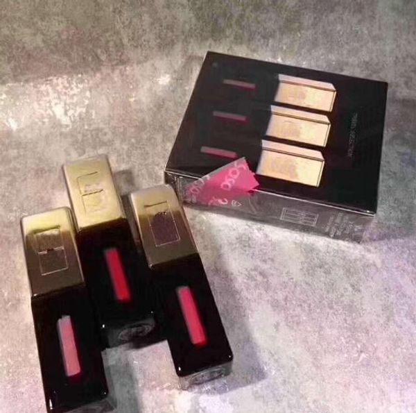 

1 компл. = 3 шт. Famouse бренд полный размер блеск для губ жидкая помада бальзам для губ