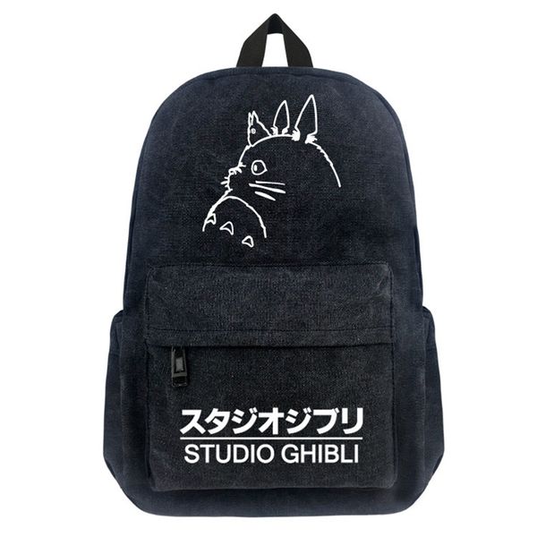 

2018 new design cartoon backpack anime my neighbor totoro cosplay shoulder bag laprucksack school bags for teenagers