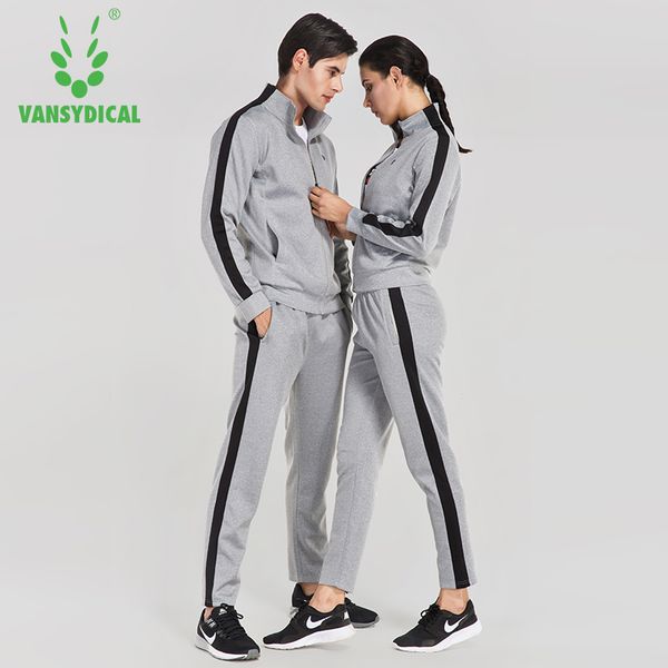 

long sleeved sport suit running clothes 2pcs leisure sport coat autumn fitness wear couples training tracksuits, Black;blue
