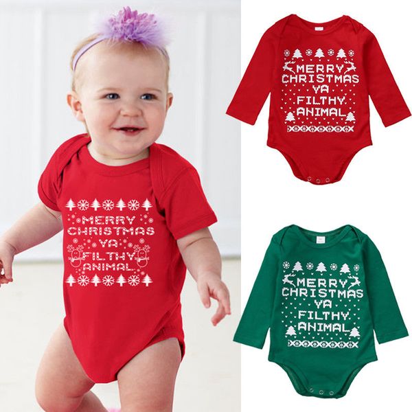 

baby christmas lettered boysuits long sleeve christmas infant clothing 0-18m, Blue