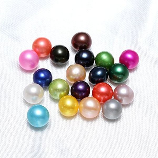 

MIX COLORS Freshwater Round Pearl with Oyster Shell 6-7mm Pearls in Oyster One Pearls Oysters DIY Jewelry making