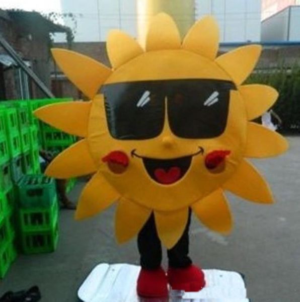 2018 Rabatt Fabrikverkauf Sonnenblume Maskottchen Kostüm Party Kostüm Pflanze Cartoon Kostüm Fabrik Direktverkauf hohe Qualität Erwachsene Größe