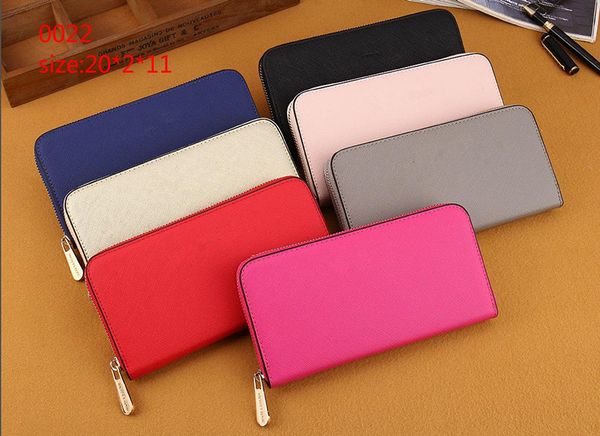 

Fashion wallets are popular in 2018. We sell women's cross zipper long leather wallet brand designer multi-card pockets.