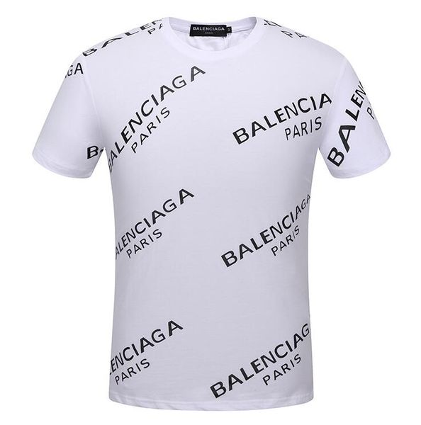 

2018Hot Sale Tide Brand Designer Мужская мода Футболки Письмо Печать O-воротник с коротким рукав