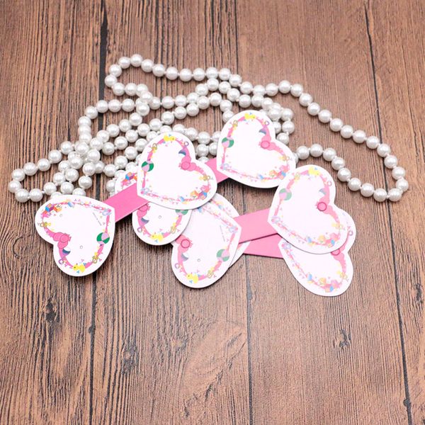 

200pcs colorful paper cute love cat stud necklace card jewelry display packing card eearring packaging 6x8.5cm 5.5x10.7cm cards, Black