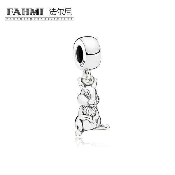 

fahmi 100% 925 sterling silver 1:1 original 796342 authentic temperament fashion glamour retro pendant wedding women jewelry, Black