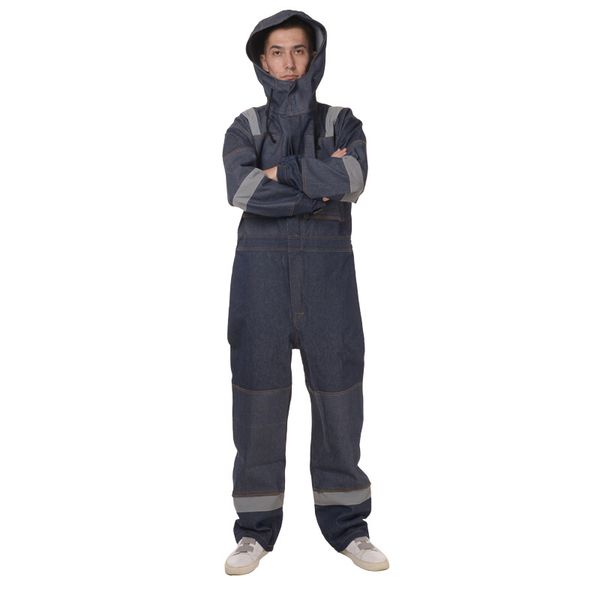 

working coveralls mens workwear mechanic uniforms workshop engineering mechanic work clothes oxford full size xs-xl, Gray